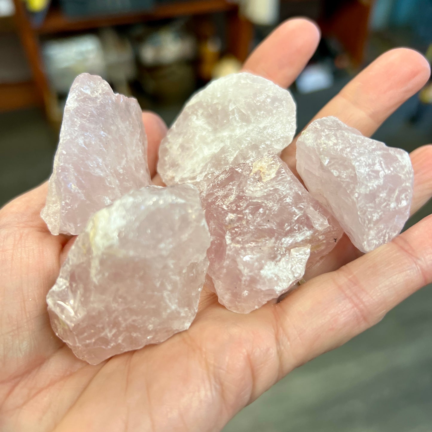Rose Quartz Raw Chunks