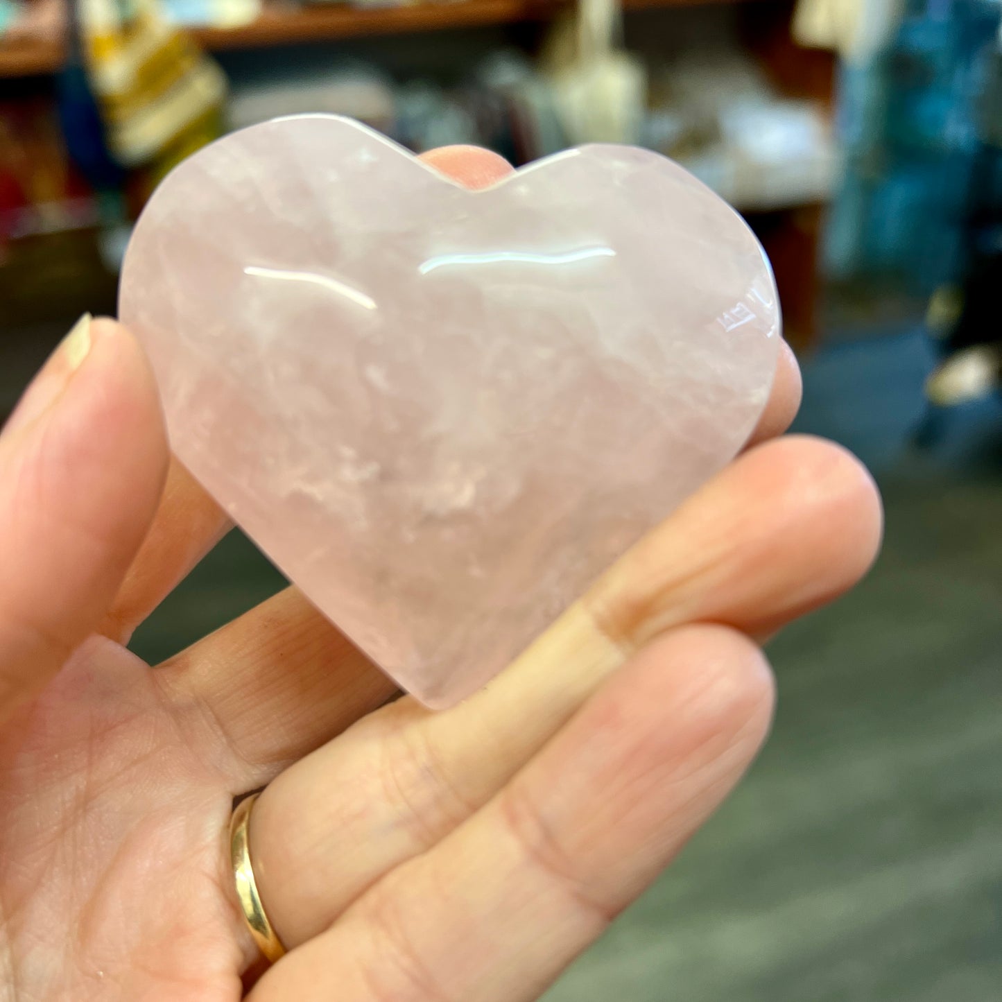 Rose Quartz Heart