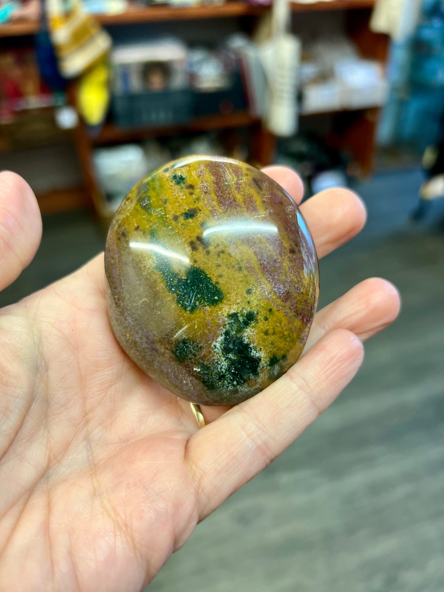 Ocean Jasper Palm Stone