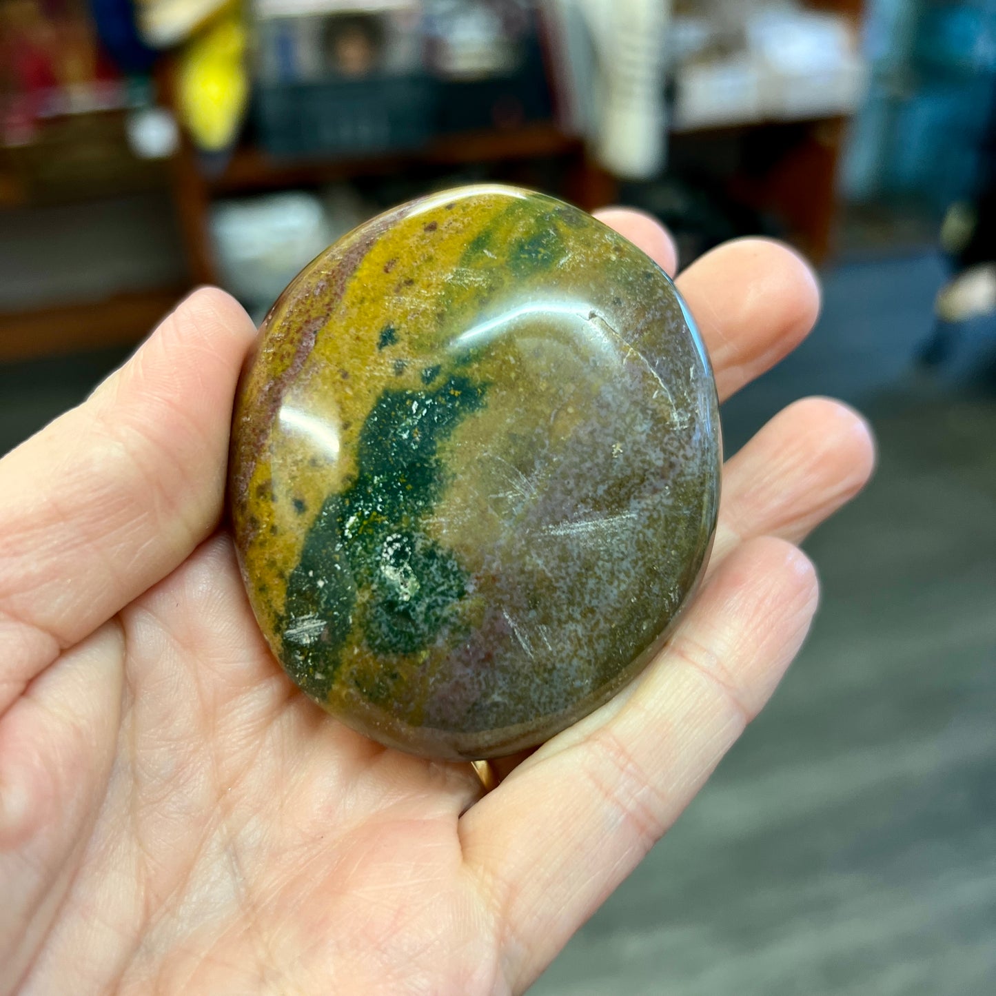 Ocean Jasper Palm Stone