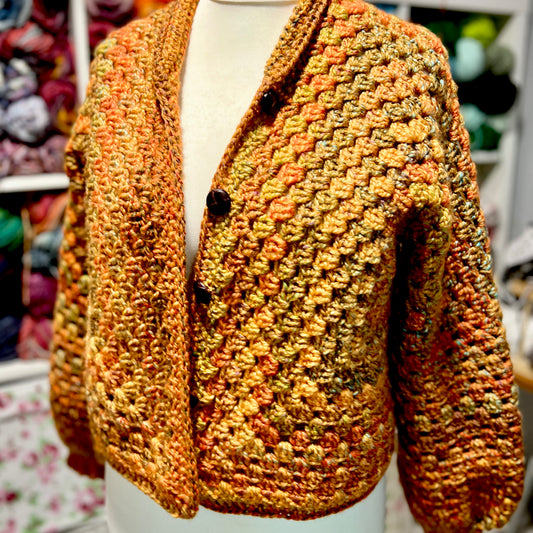 'Harvest' Cardigan/Jacket - Handmade