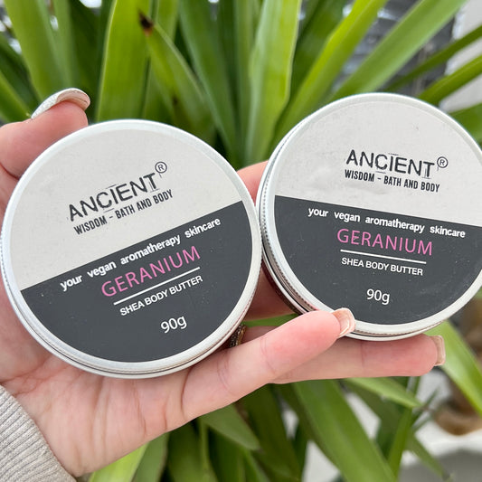 Aromatherapy Shea Body Butter - Geranium Sale* £2 off down to £3