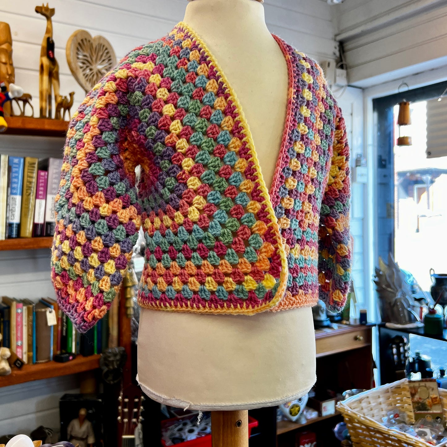 Hexagon Crochet Cardigan Age 6-7