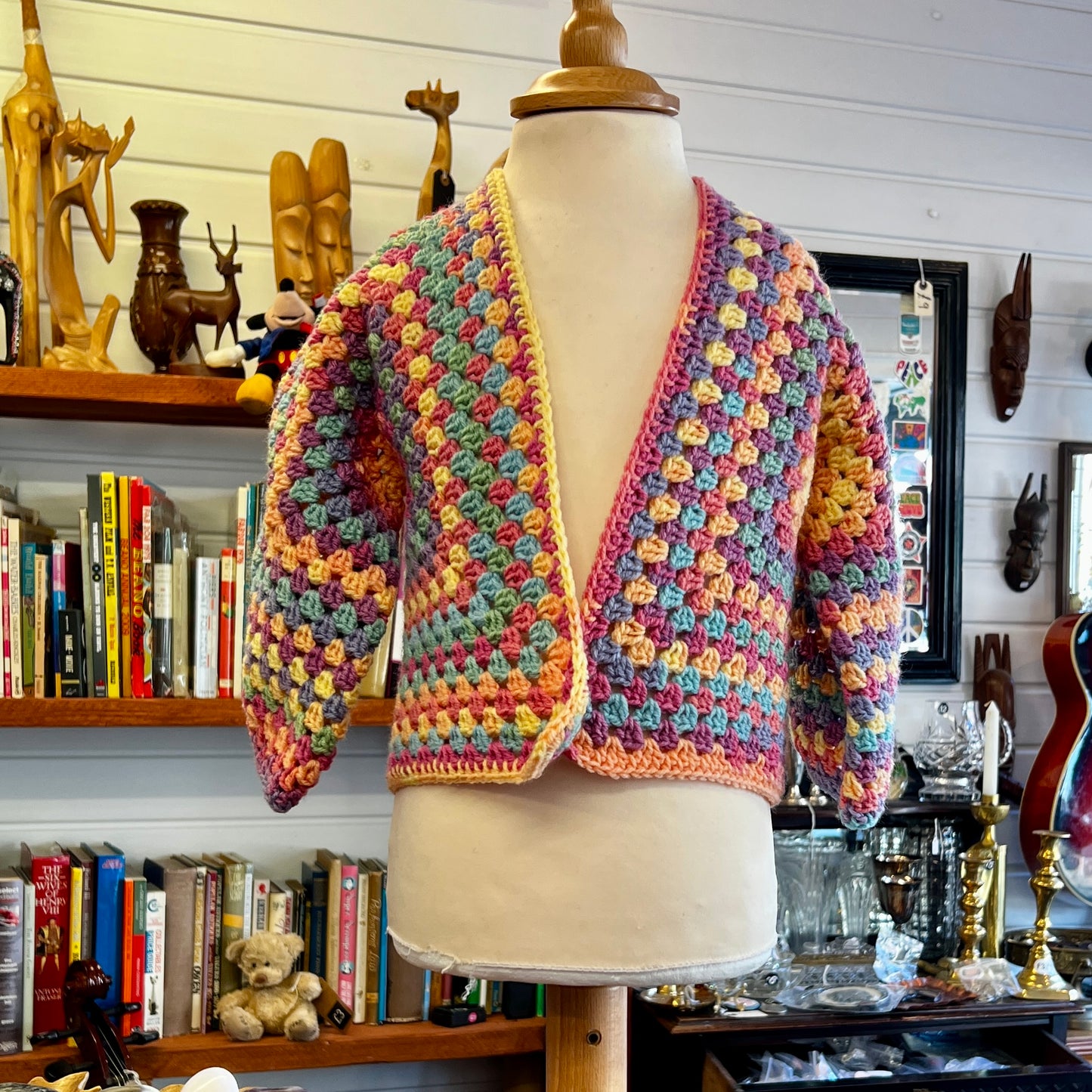 Hexagon Crochet Cardigan Age 6-7