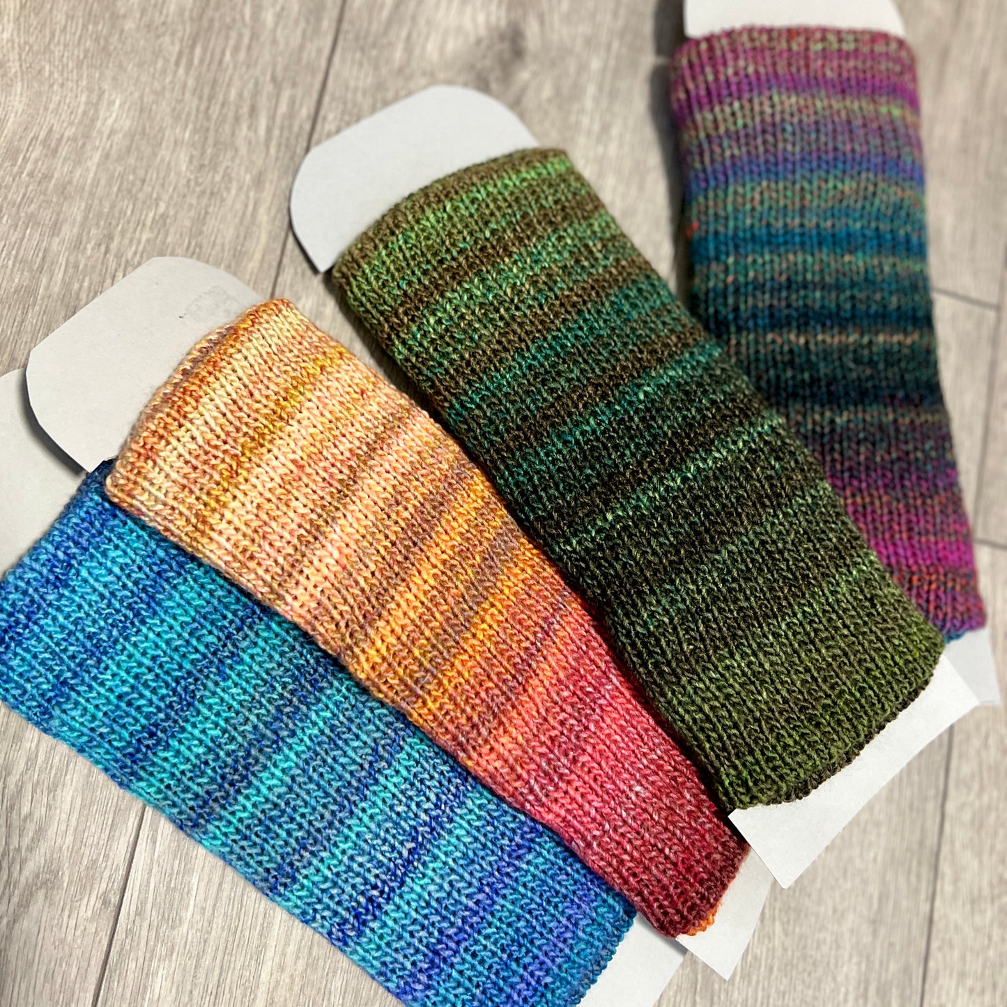 Knitted Leg Warmers 'Jewelspun'