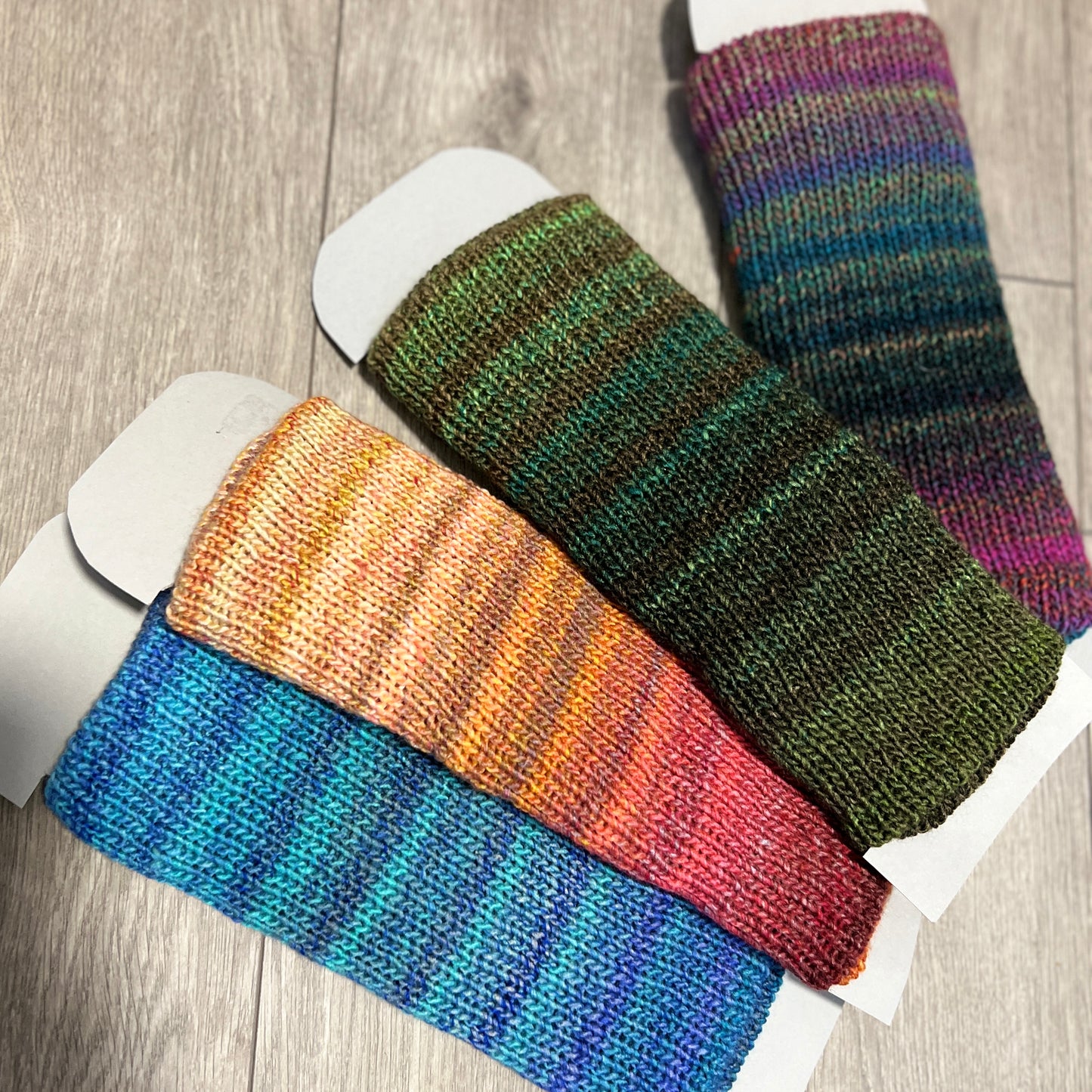 Knitted Leg Warmers 'Jewelspun'