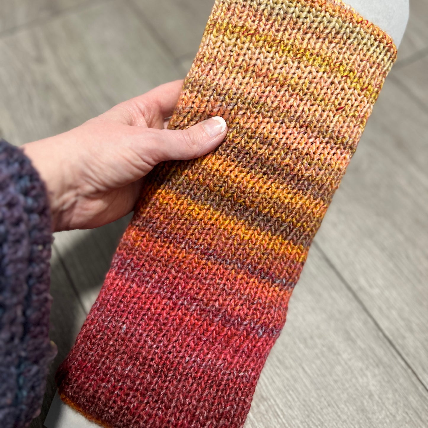 Knitted Leg Warmers 'Jewelspun'