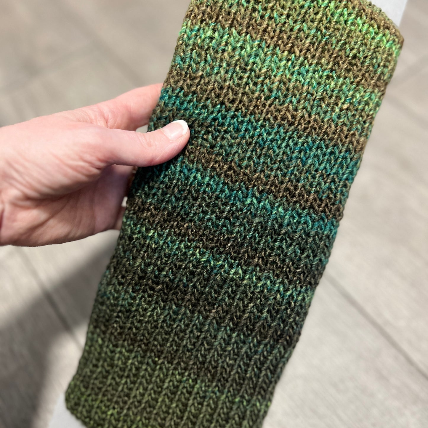 Knitted Leg Warmers 'Jewelspun'