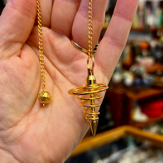 Gold Vortex Pendulum