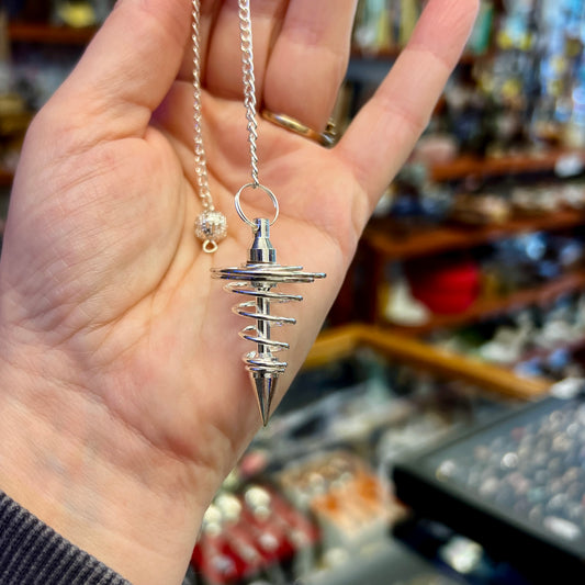 Silver Vortex Pendulum