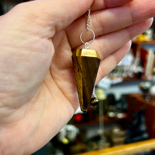 Tiger's Eye Pendulum