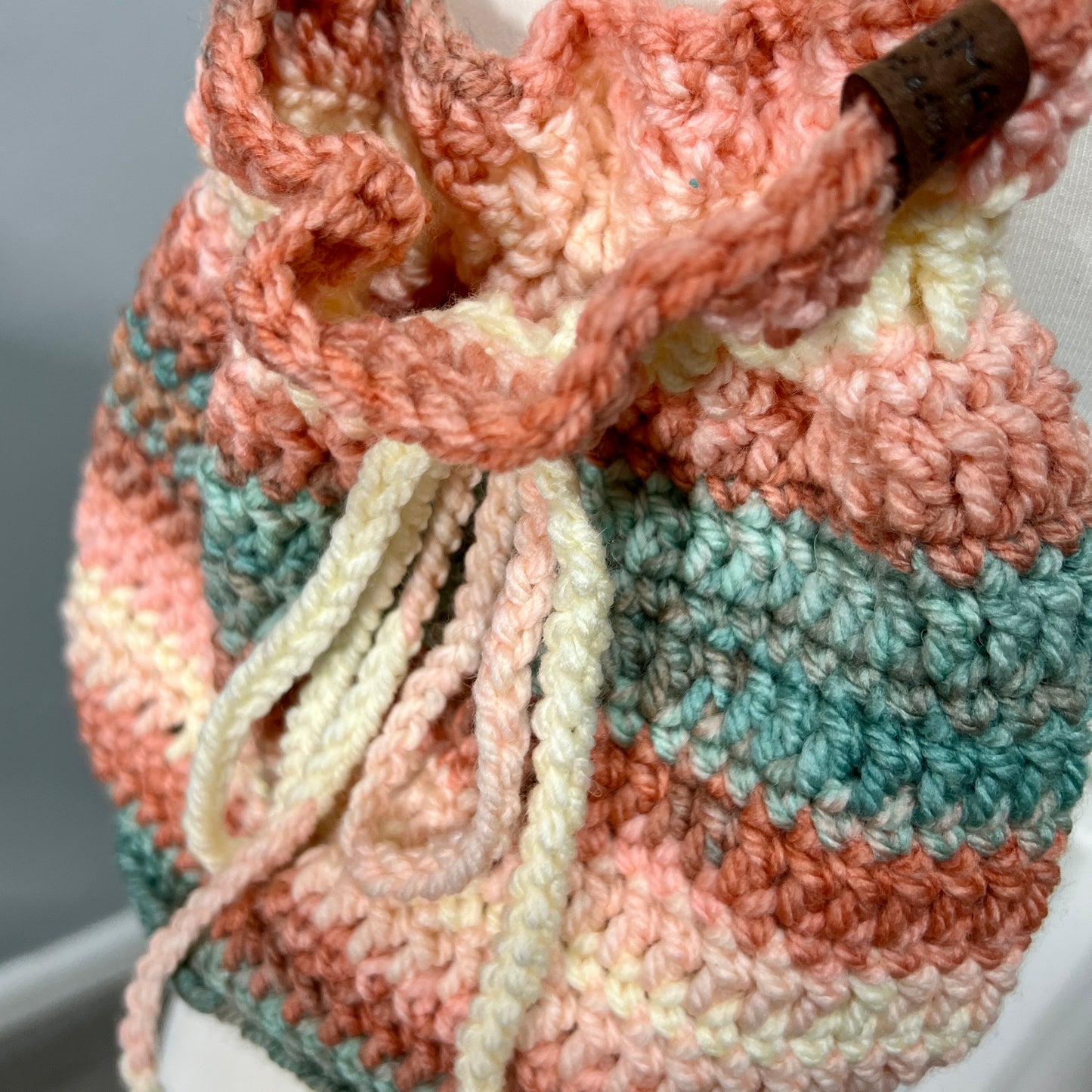 'Dotty' Dorothy Bag Blue/Pinks SMALL