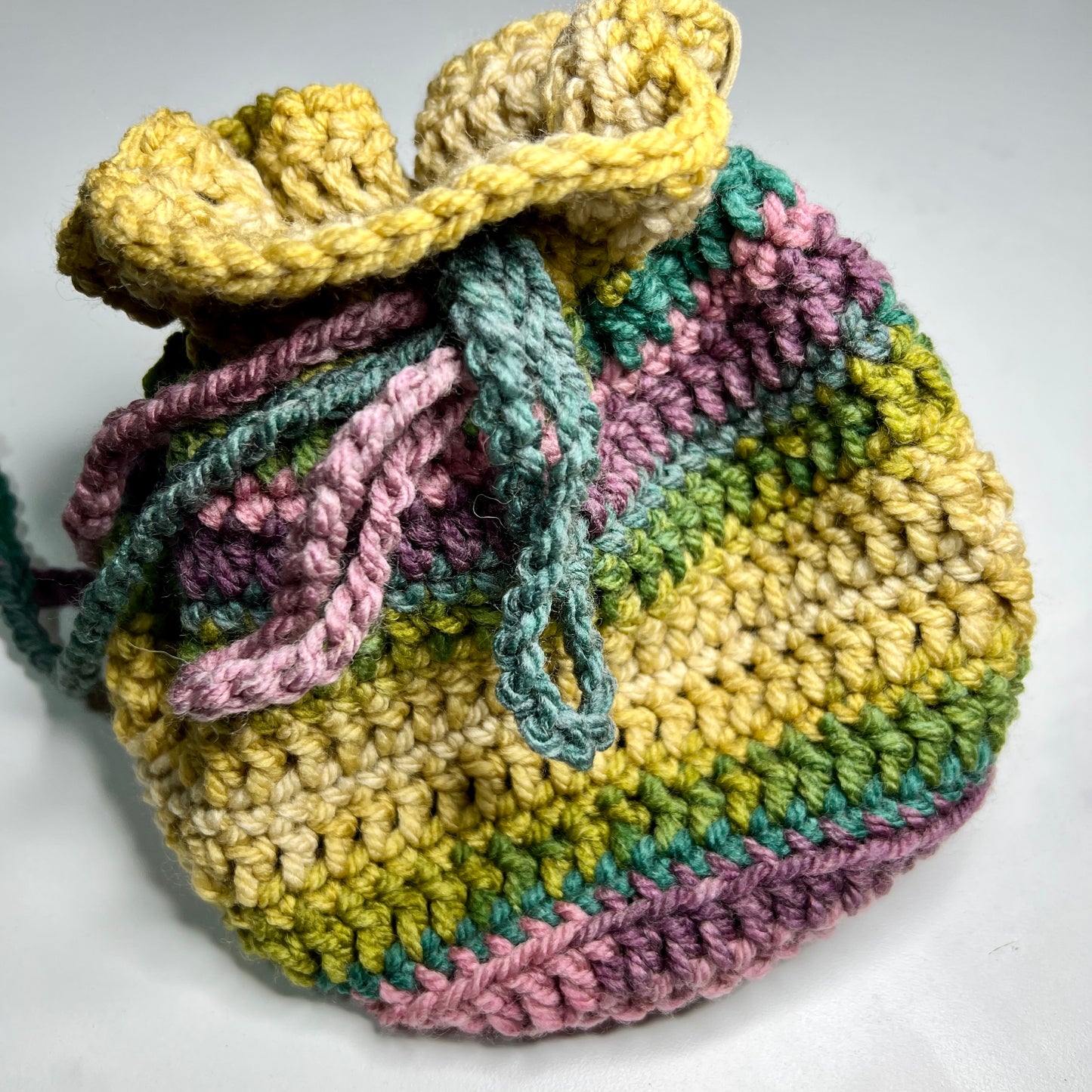 'Dotty' Dorothy Bag Green/Purple SMALL