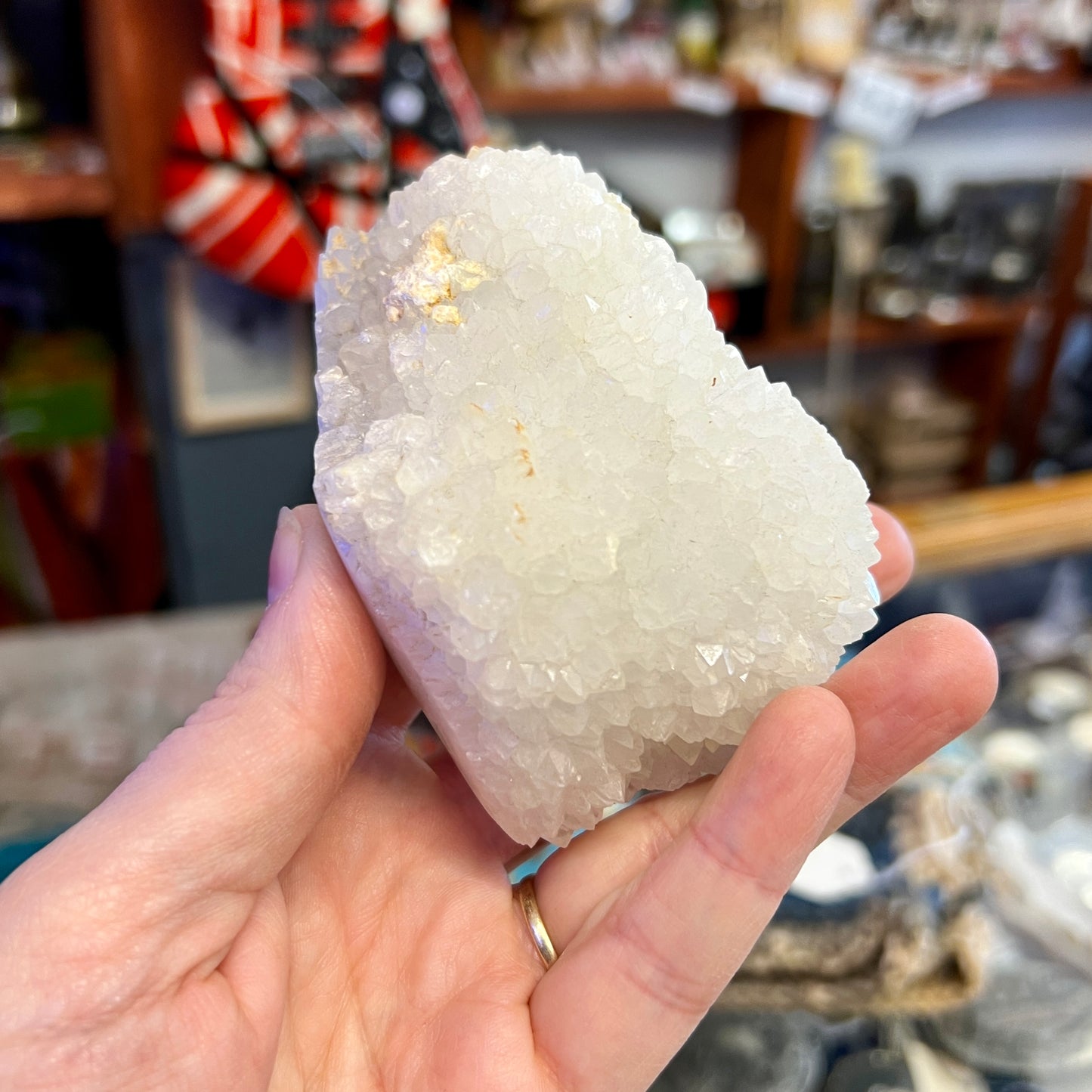 Shell Jasper & Quartz Cluster