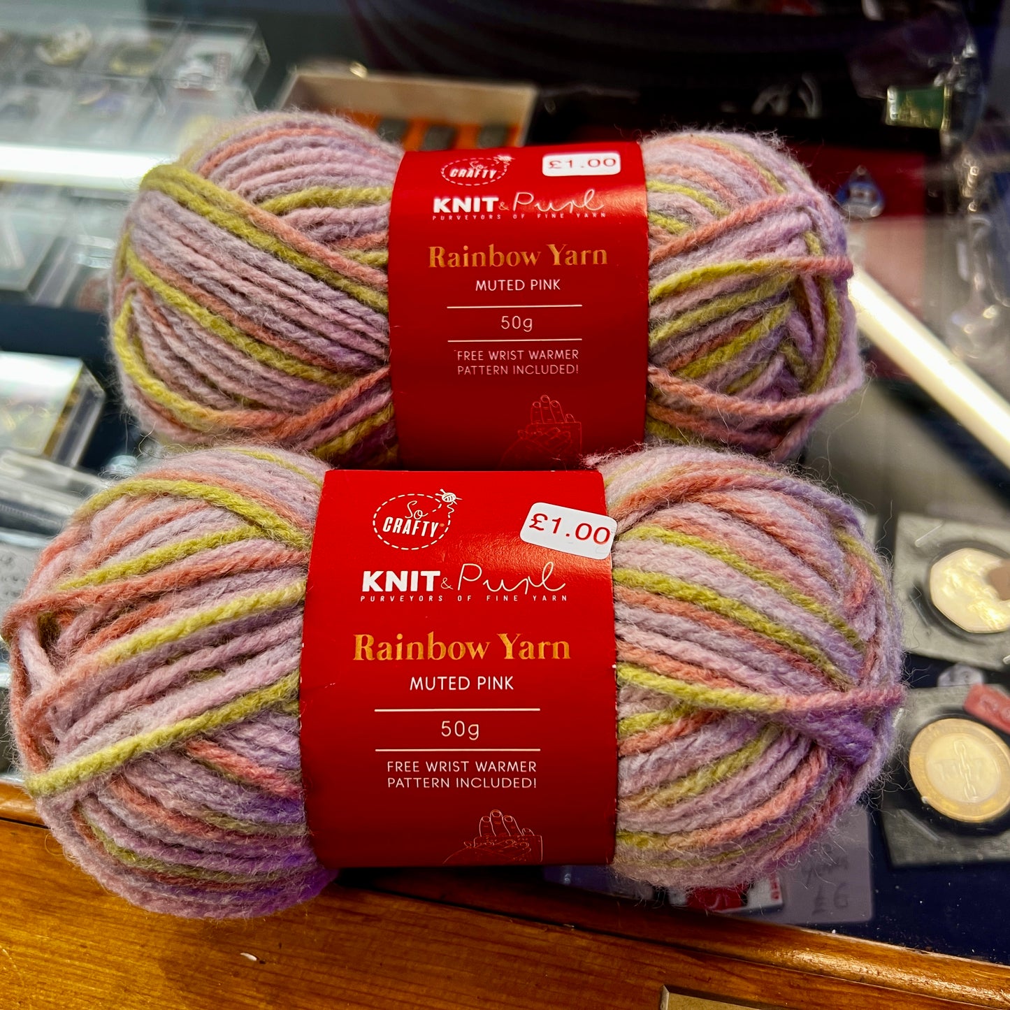 So Crafty Rainbow Yarn DK - Muted Pink