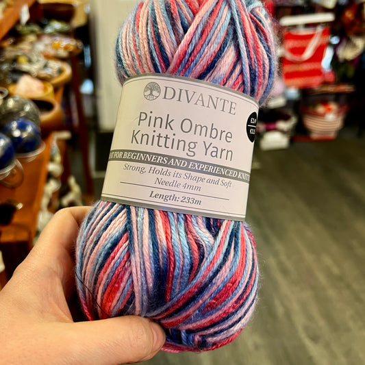 Divante Pink Ombre Yarn DK