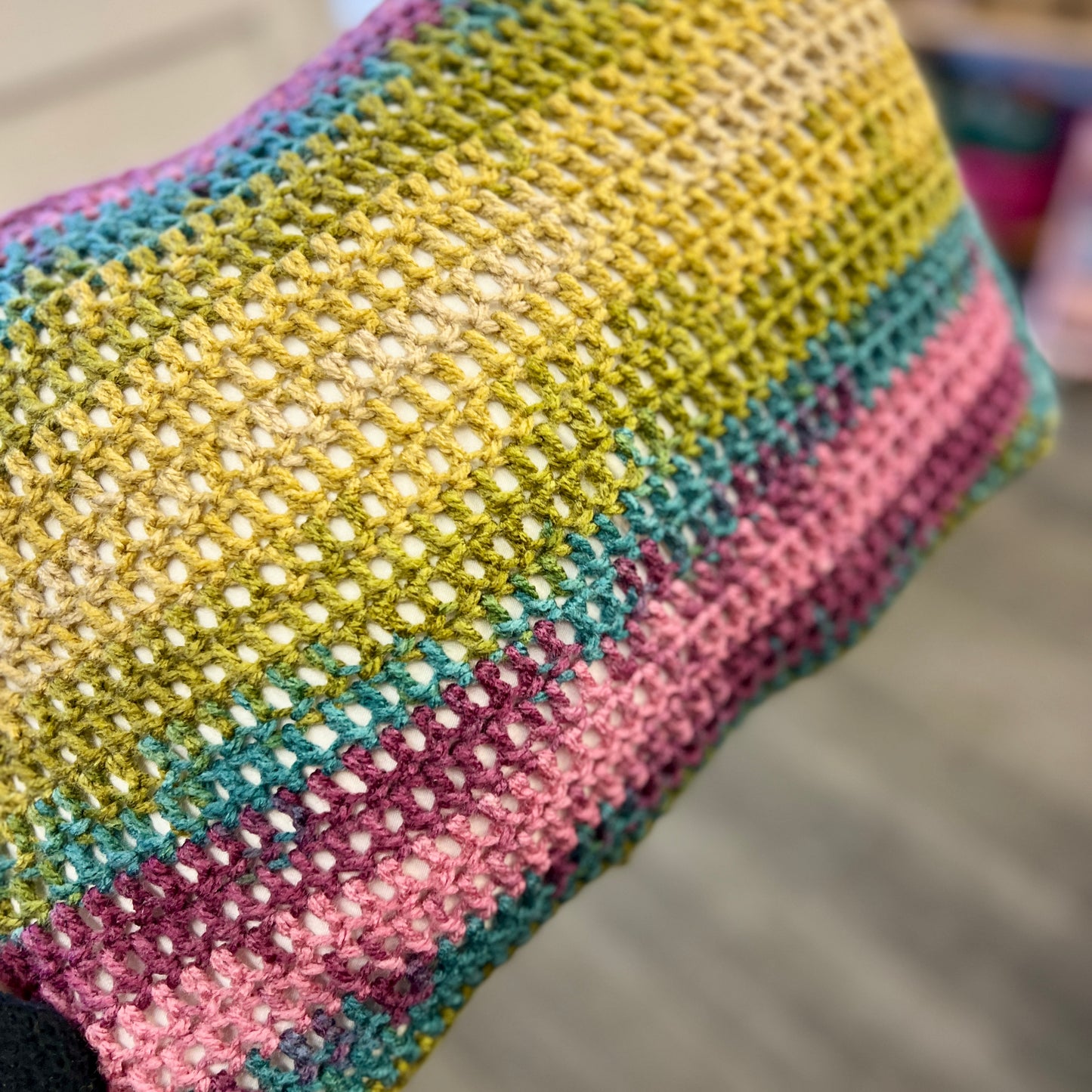 Crochet Cushion & Cover