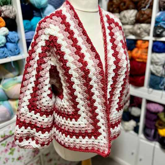 Hexagon Cardigan ‘Stripes’