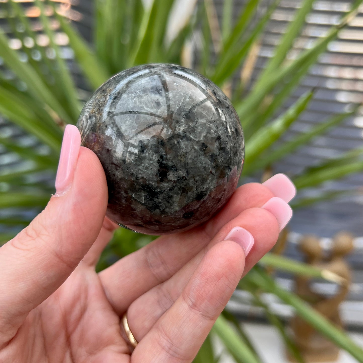 Larvikite Sphere