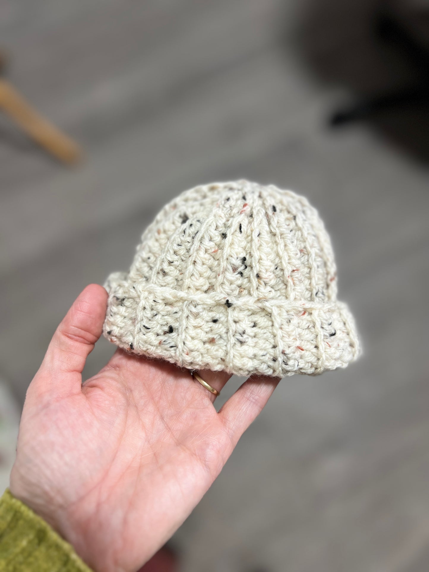 Beanie Crochet Kit - Crochet your own Newborn - Adult size Beanie
