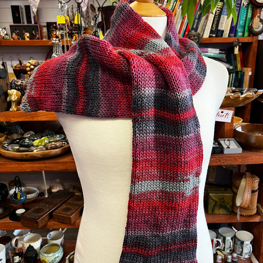 Red Stripe Scarf