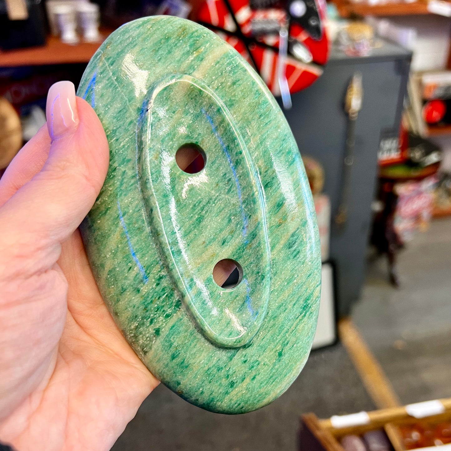 Aventurine Soap Dish