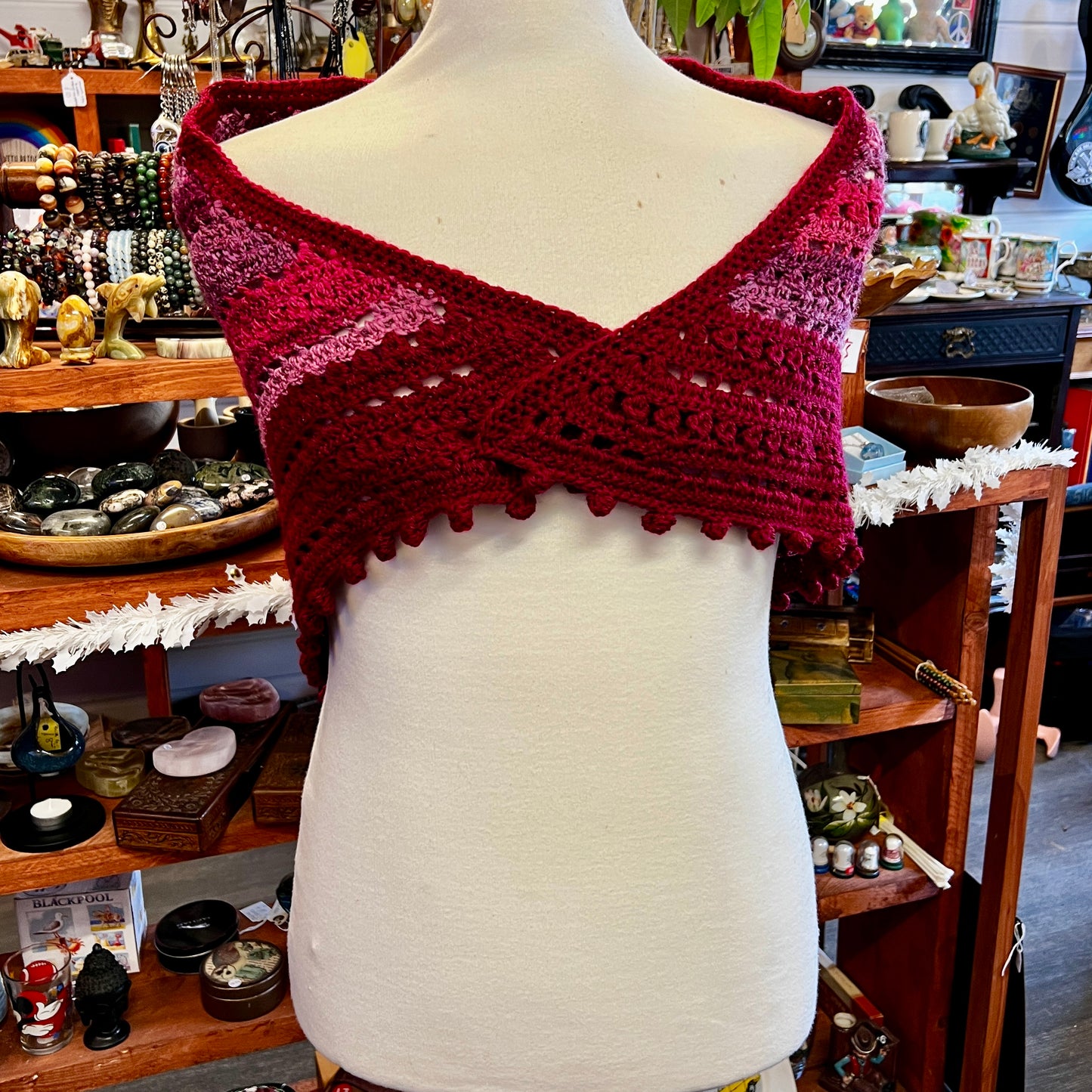 Shawl - Autumn Reds