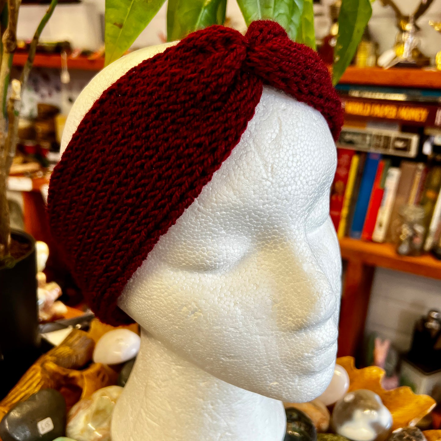 Ear Warmer / Headband - Dark Red