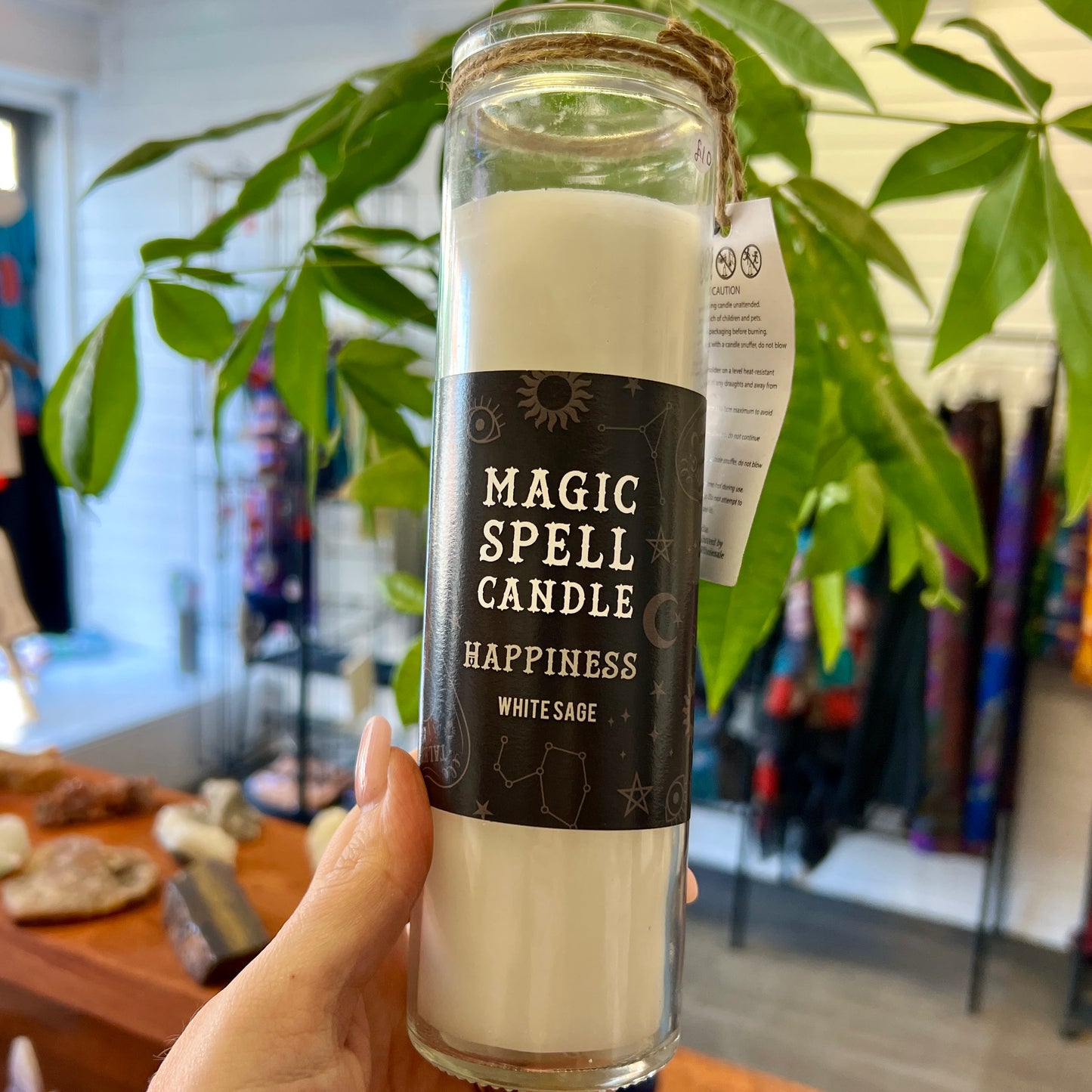 White Sage 'Happiness' Spell Tube Candle