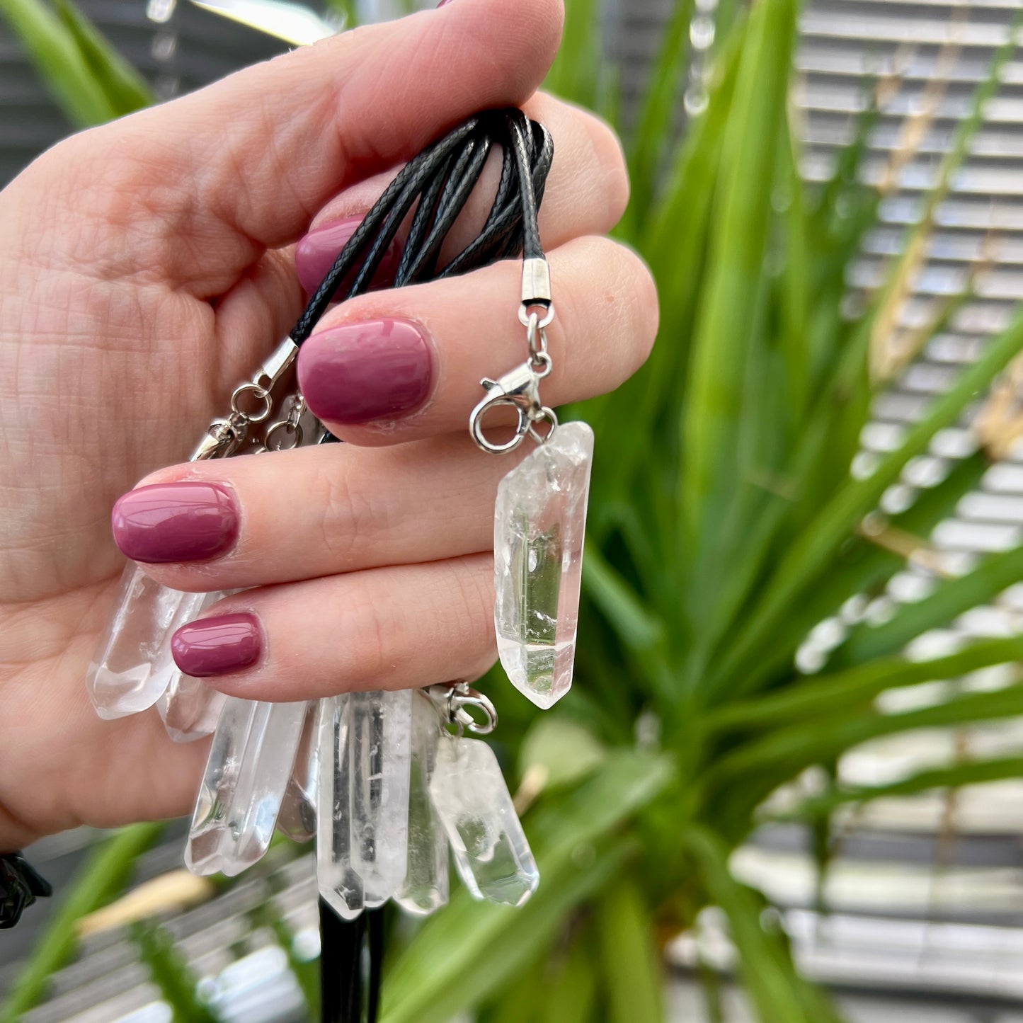 Clear Quartz Point Pendant