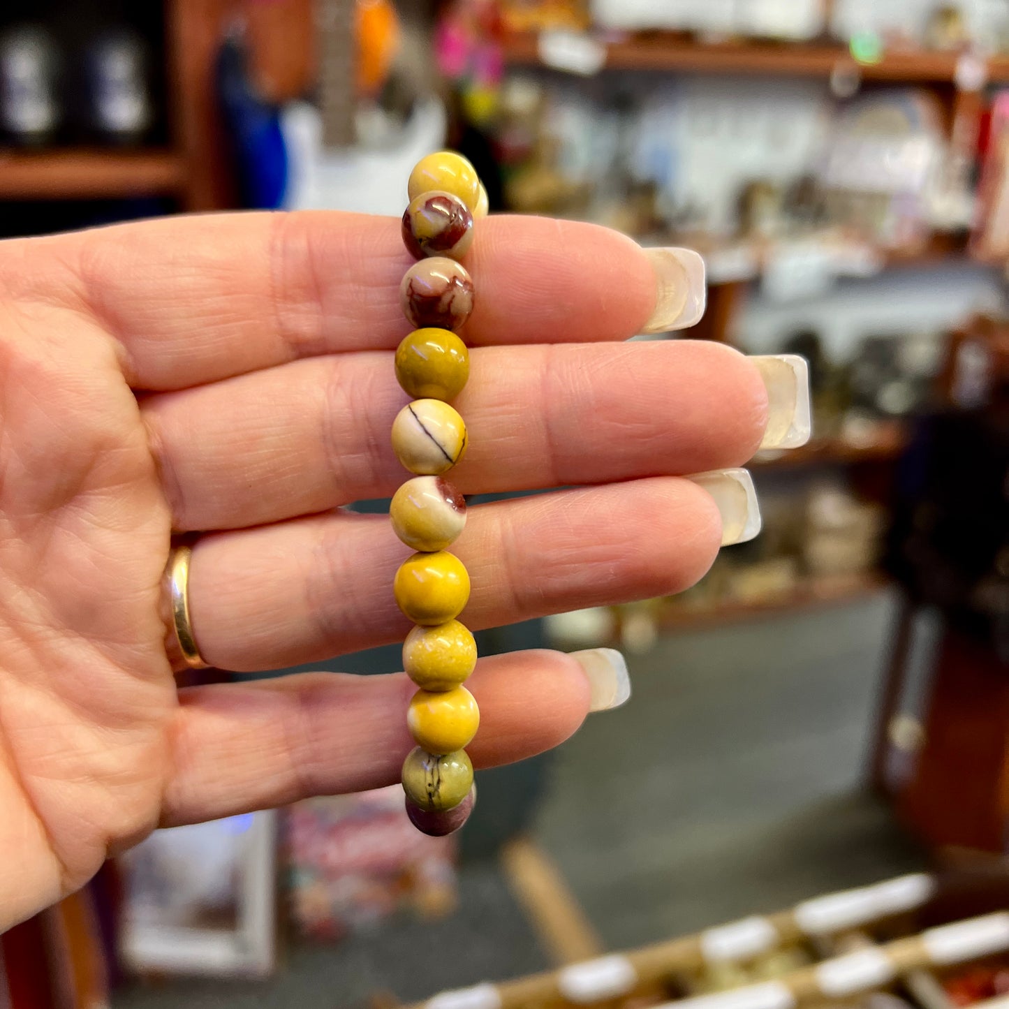 Mookaite Bead Bracelet