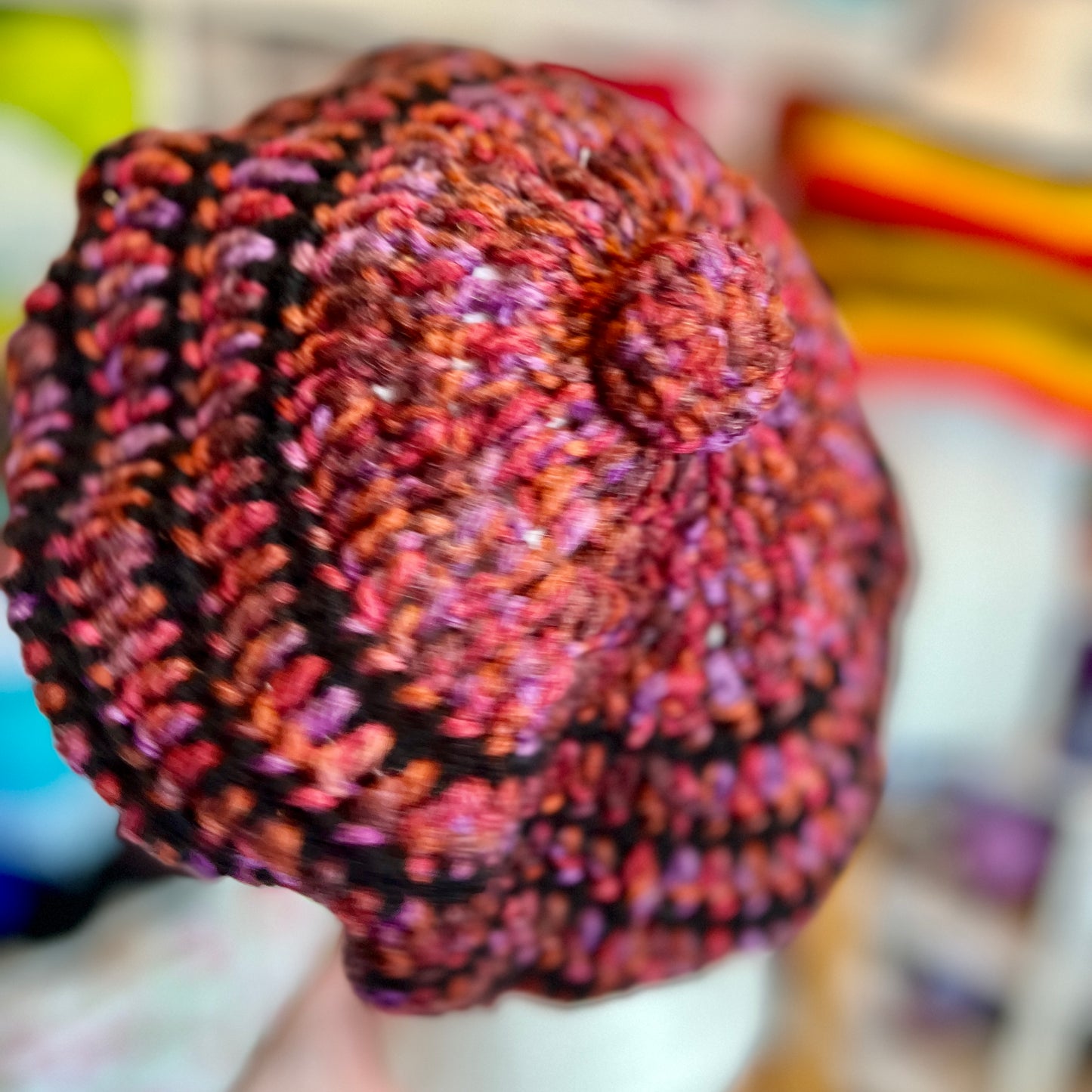 Crochet Beret Hat - Adult