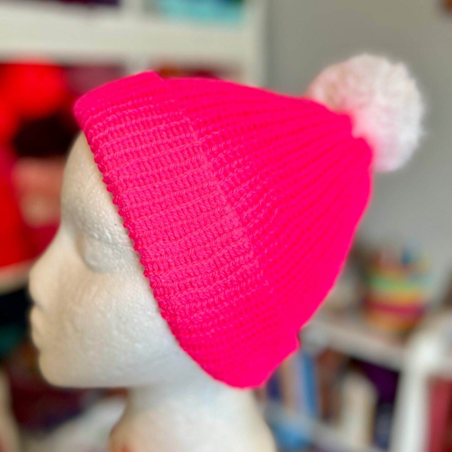 Bright Pink Beanie