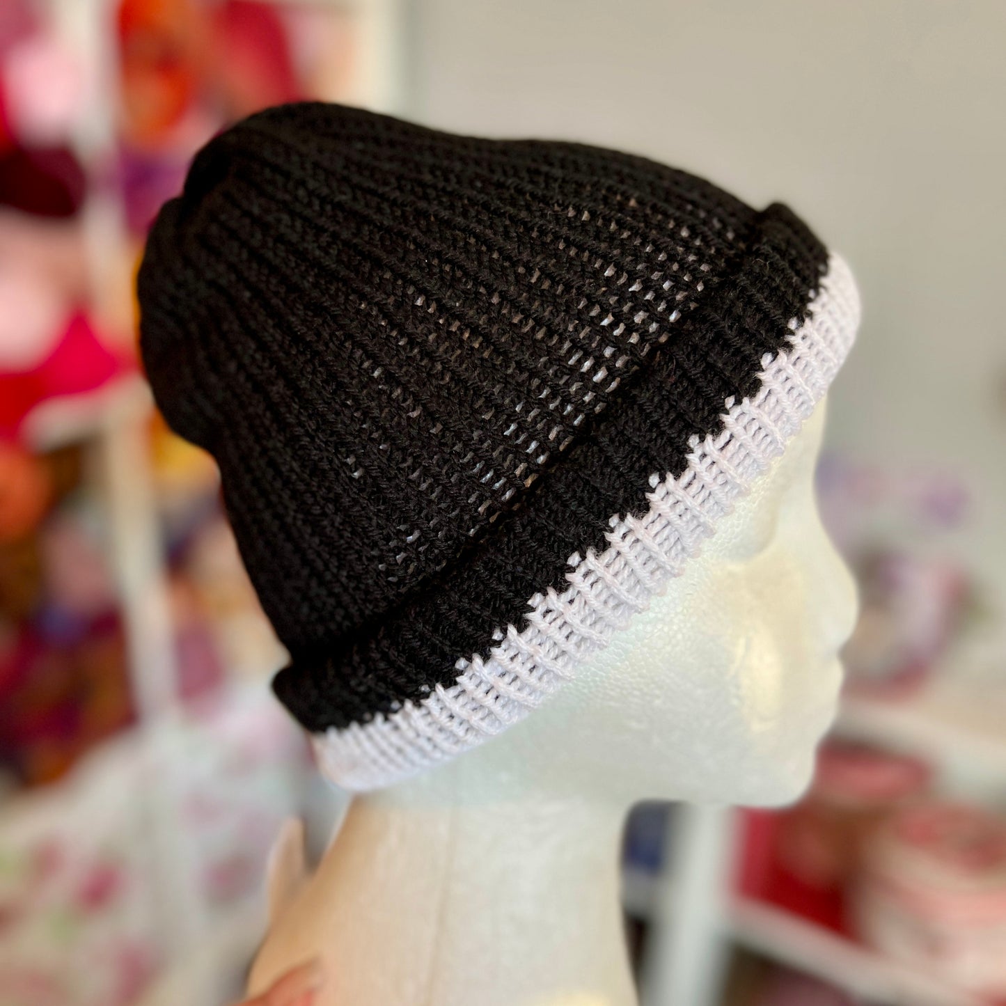 Black & White Reversible Beanie