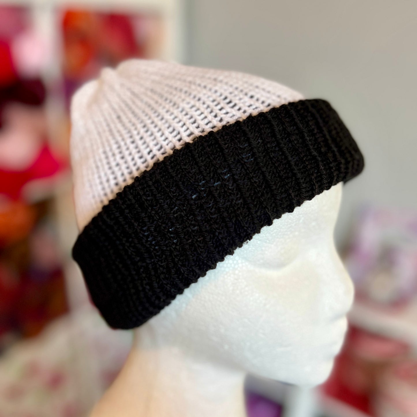 Black & White Reversible Beanie