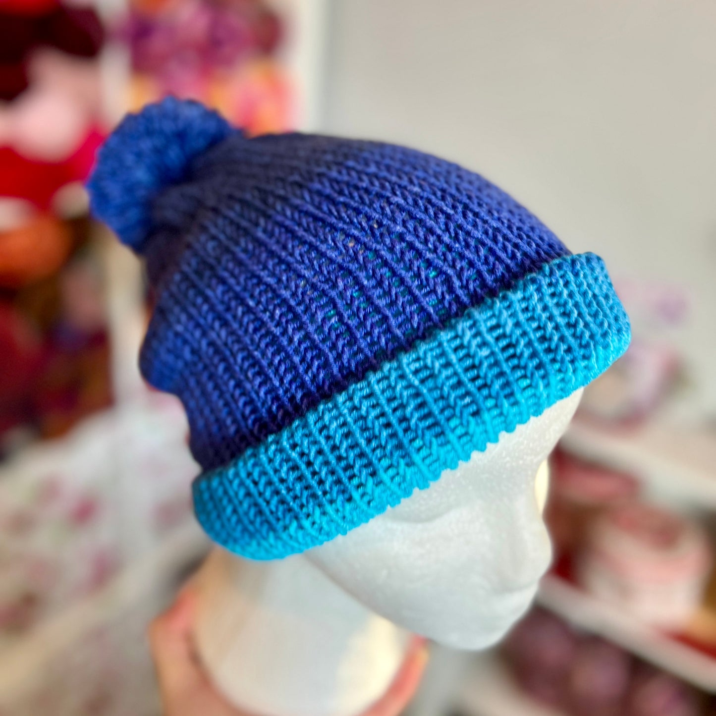 Blue Beanie