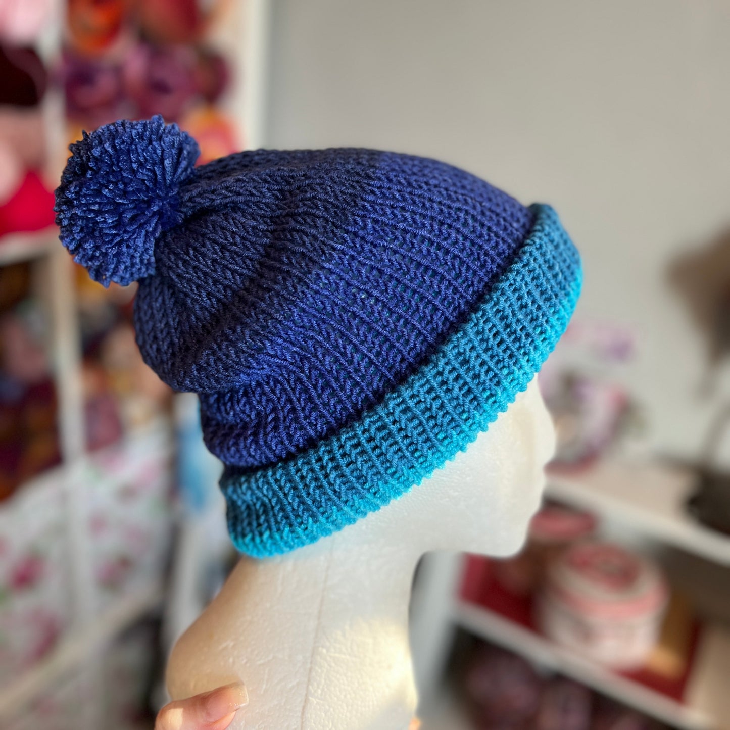 Blue Beanie