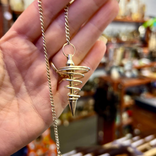 Silver Vortex Pendulum