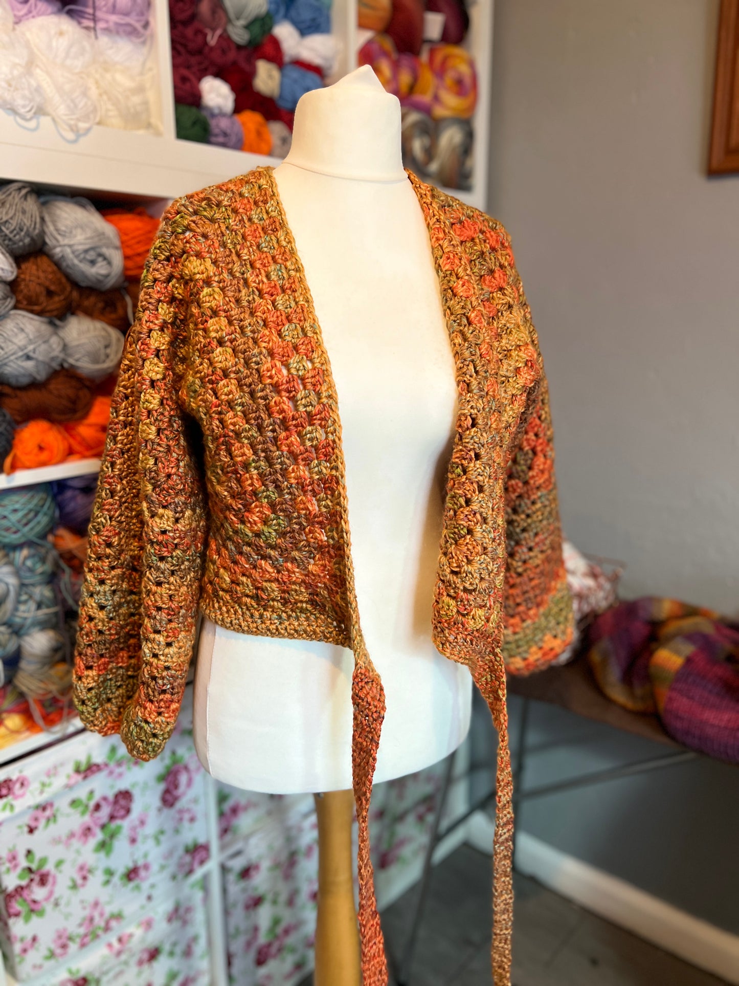 Hexagon Ballet Wrap Cardigan