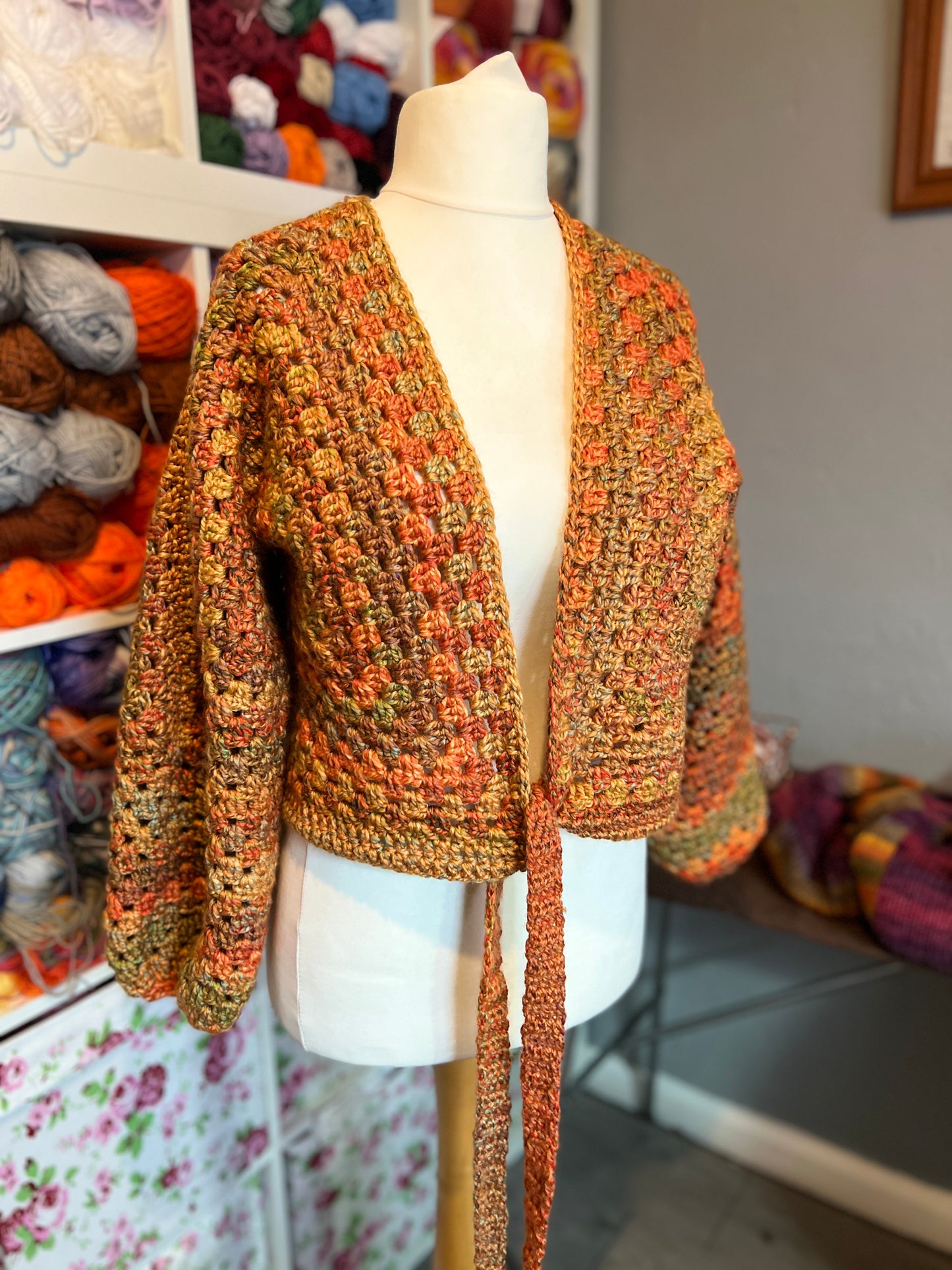 Hexagon Ballet Wrap Cardigan