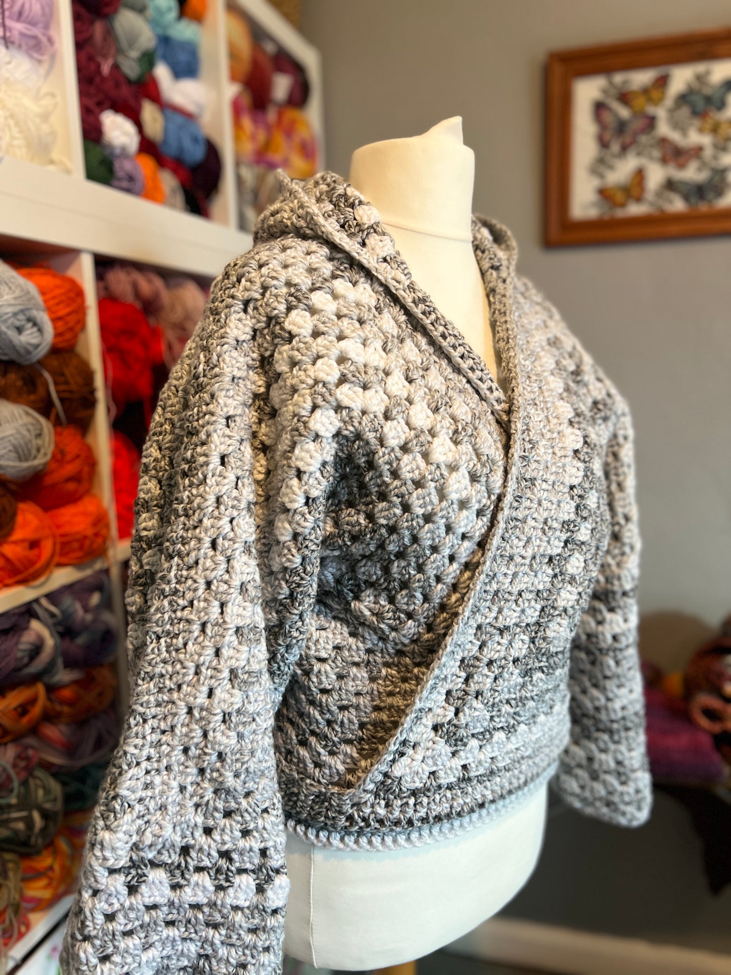 Hexagon Ballet Wrap Cardigan