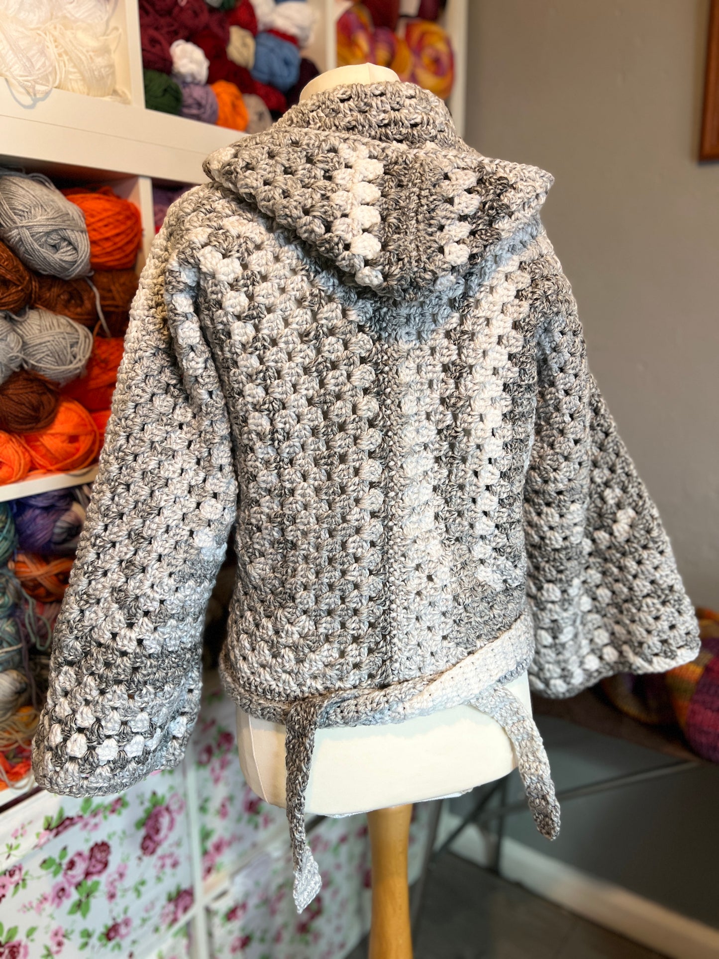 Hexagon Ballet Wrap Cardigan