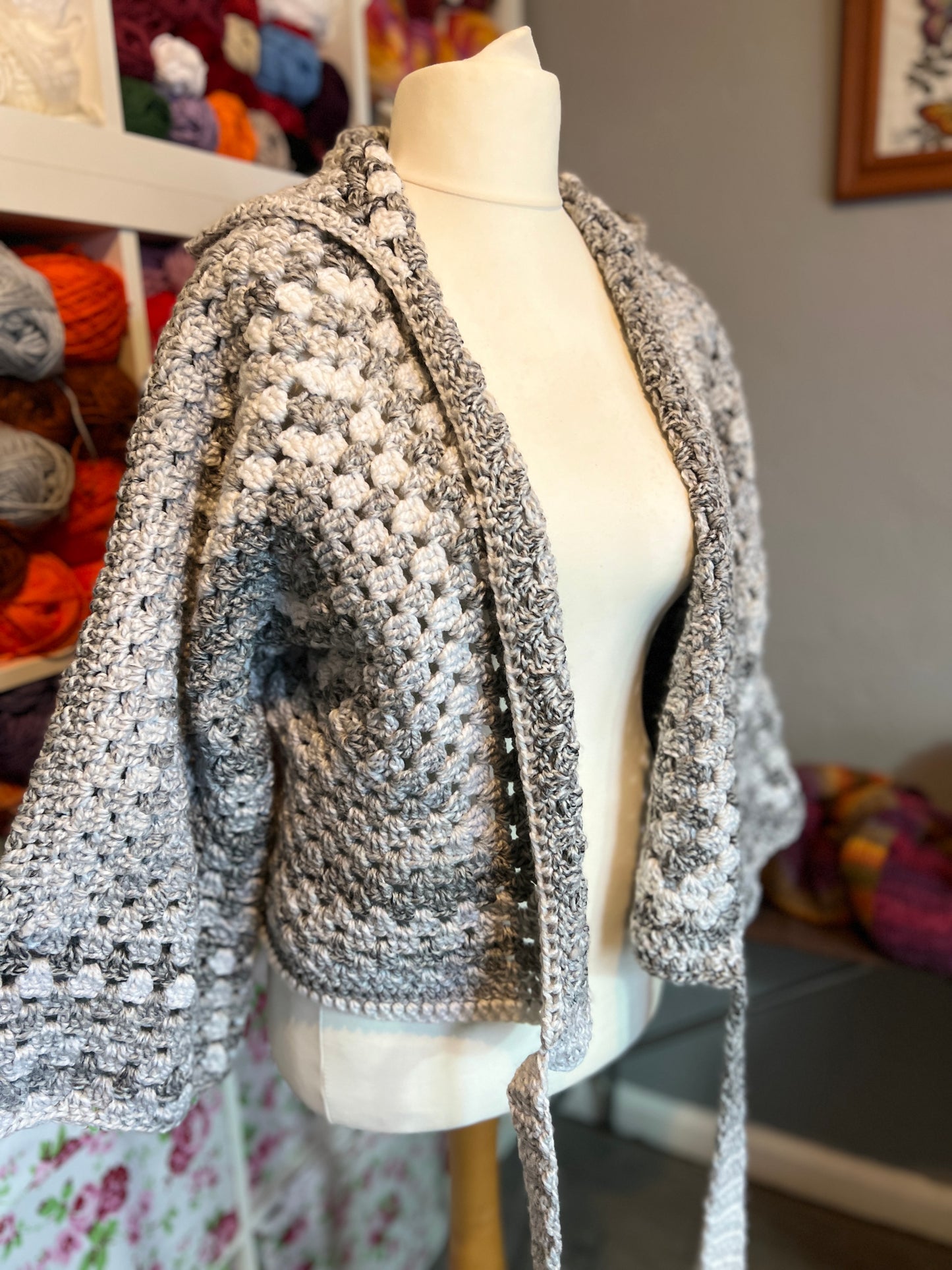 Hexagon Ballet Wrap Cardigan