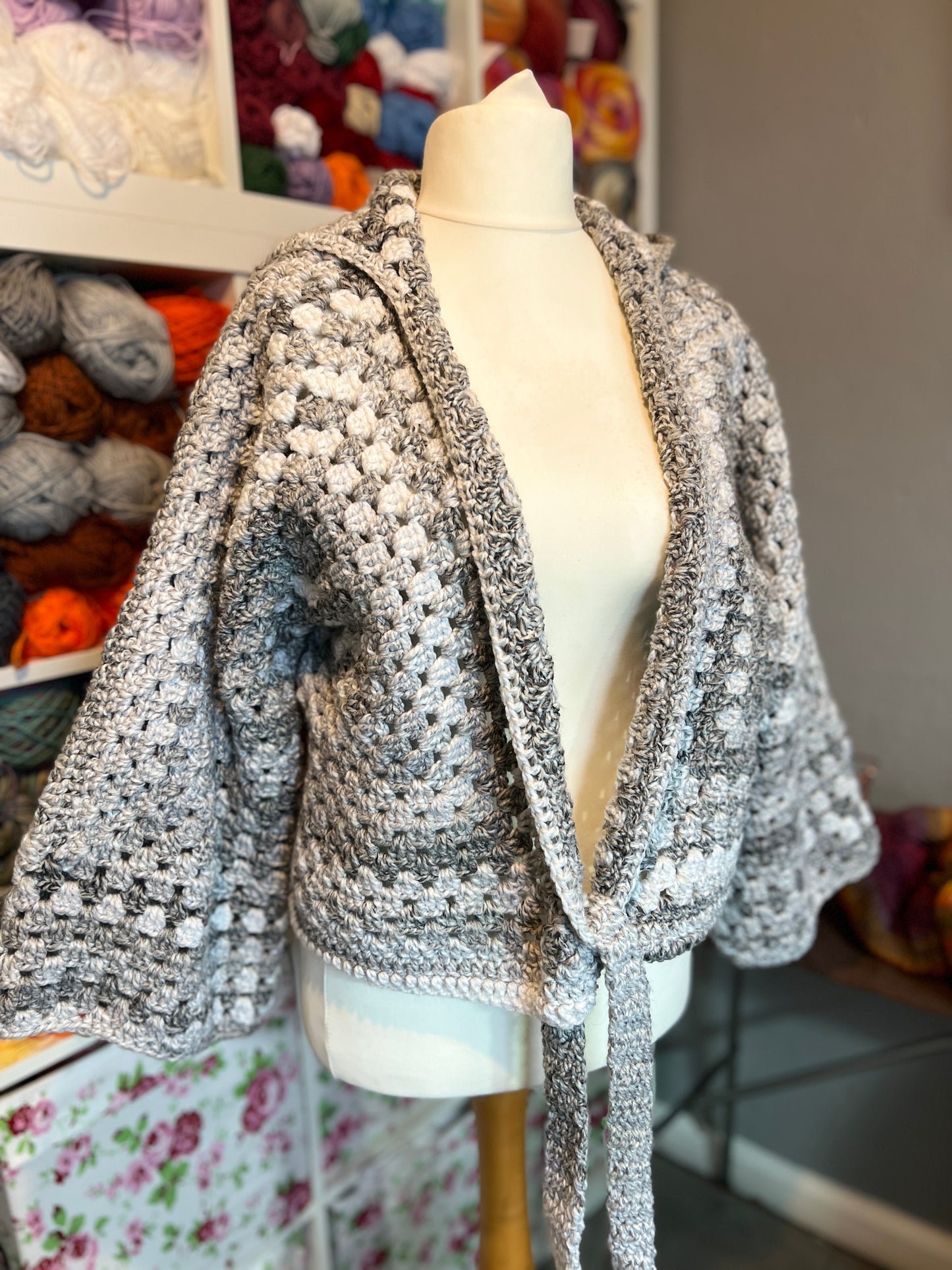 Hexagon Ballet Wrap Cardigan