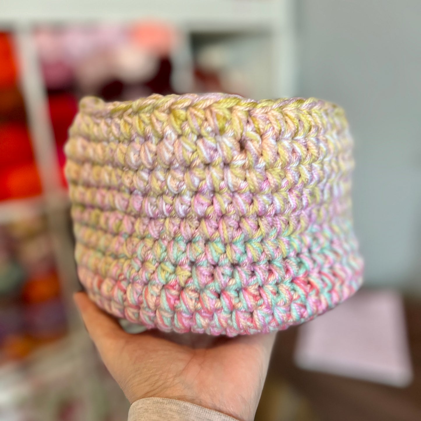 Crochet 'Scrap' Basket