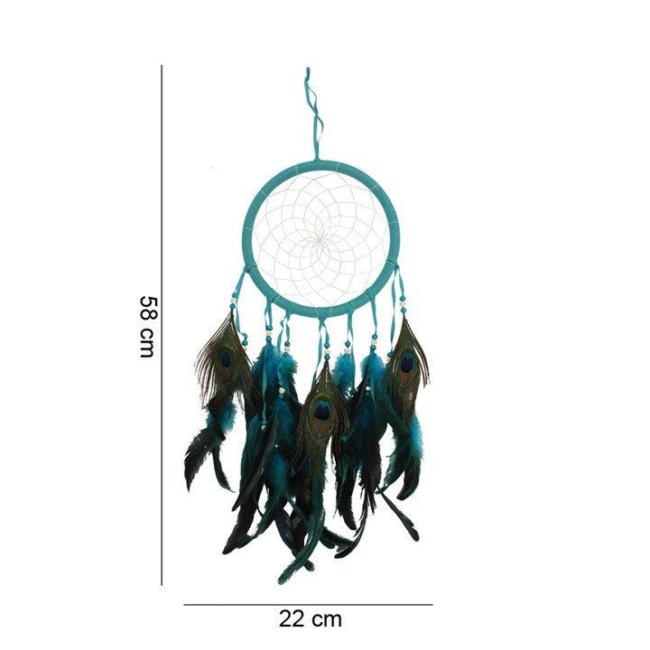 Peacock Feather Dreamcatchers