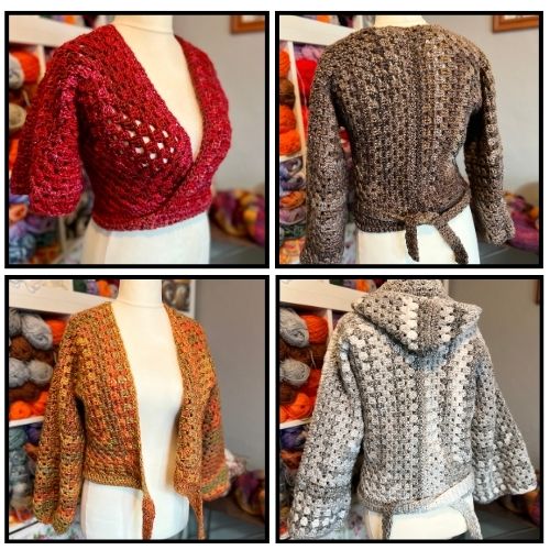 Hexagon Ballet Wrap Cardigan