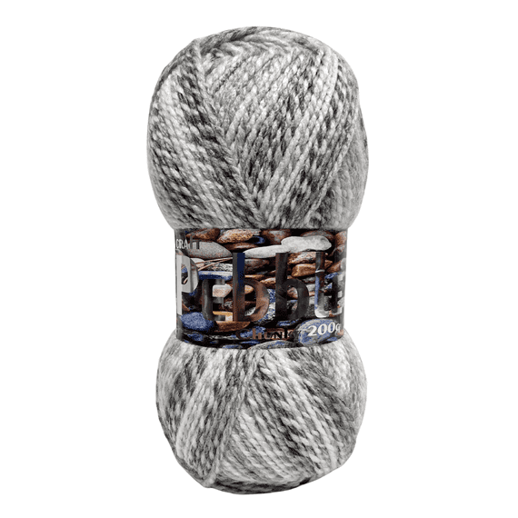 Woolcraft Pebble Chunky 200g Yarn / Wool - 4 Colours to chose from