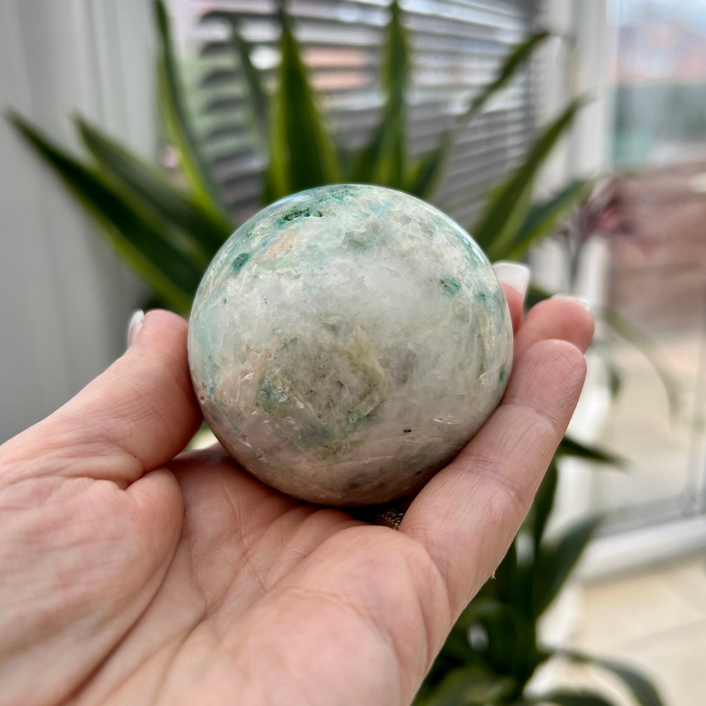 Fynchenite Chrysocolla Spheres