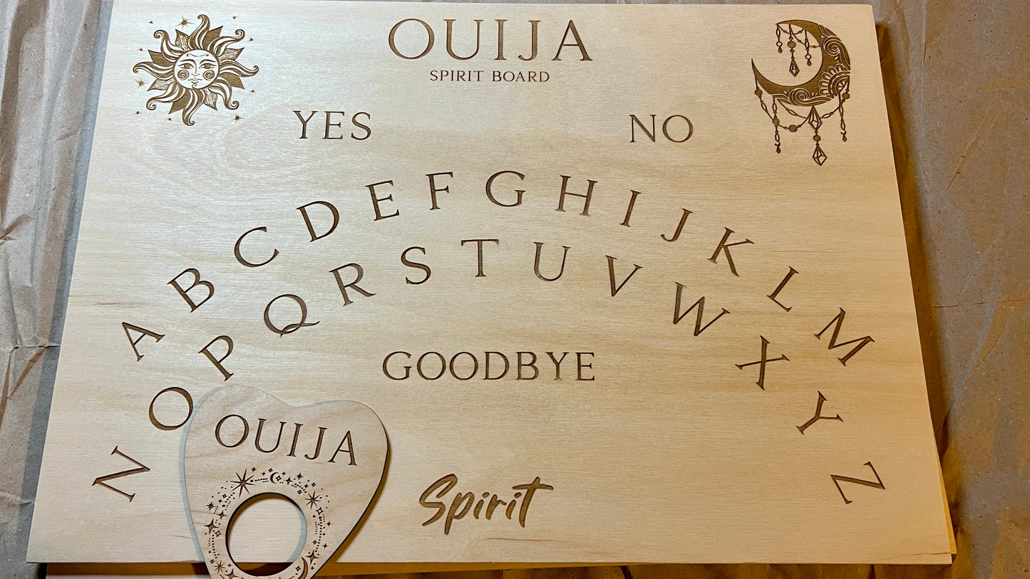 Handmade Wood Spirit/Ouija Board